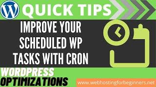 Improve #WordPress Scheduled Tasks using System #Cron