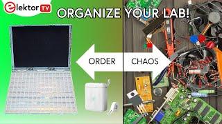 Organize Your Lab Like a Pro!  Elektor Component Box + Niimbot Label Printer