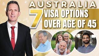 Seven Australian Visa options for people that are over the age of 45!