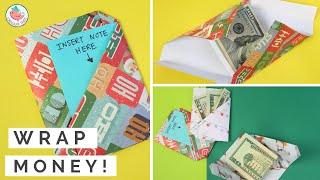  How to Wrap Money as a Gift | QUICK & EASY  | Christmas Gift Wrapping Hack | DIY Money Holder