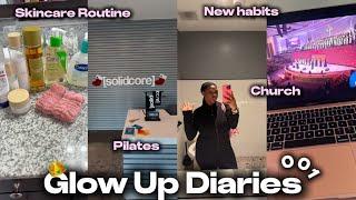 GLOW UP DIARIES | 5AM Routine, New Habits, Pilates, Church & My 2025 Reset