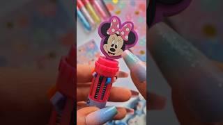 Minnie Mouse Color Pen Paper #minnie #pen #colors #paper #shorts