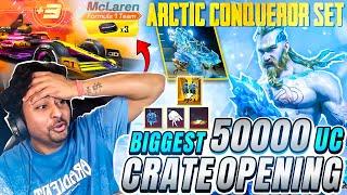 50000 UC BEST CRATE OPENING | Glacier UZI + McLaren Buggy + Arctic Conqueror Set