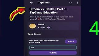 Bitcoin vs. Banks | Part 1 | Tapswap Code | Education | Bitcoin vs. BanksPart 1 | TapSwap Education