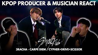 Musicians react  SKZ - 3RACHA 'Carpe Diem' & Han 'Scissor'