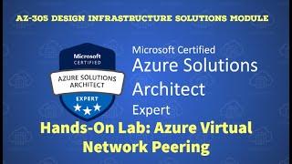 16. AZ-305 - Hands-On Lab -Azure Virtual Network Peering