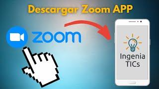 Como DESCARGAR Zoom FACIL en el celular o tablet CONFIGURAR | Tutorial 2022 | Smartphone