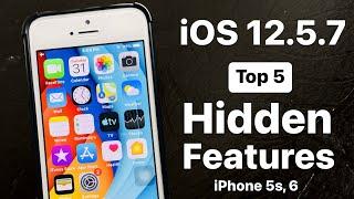 iOS 12.5.7 - Top 5 New Hidden Features on iPhone 5s & 6 - You Didn't Know