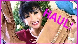 HAUL! DulceCandyXo, Forever21, Drugstore Makeup, Boots, Handbags, DailyLook - AprilAthena7