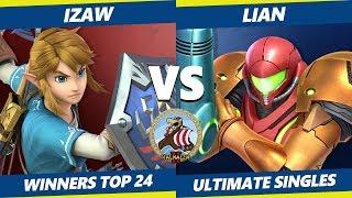 Smash Ultimate Tournament - BSD | Izaw (Link) Vs. Lian (Samus) Valhalla II SSBU Winners Top 24