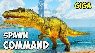 Giga ARK Survival Ascended Spawn COMMAND | How To Summon GIGA Admin Code ASA