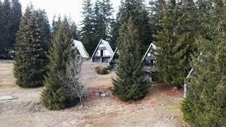 Abandoned villas in the mountains captured with DJI Spark