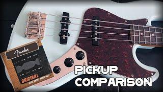 Squier Classic Vibe '60s Jazz Bass - Stock VS Fender Pickups