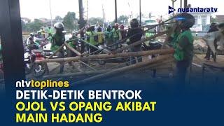 BERINGAS! Ojek Pangkalan Kembali Bentrok dengan Ojek Online Terjadi di Bandung | NTV TOPLINES