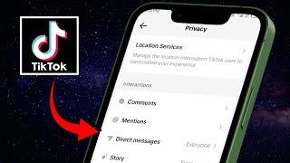 How to Fix TikTok Direct Message Option Not Showing // 2024