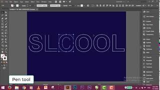 Scratch line text use by Blend tool in illustrator (in Sinhala)