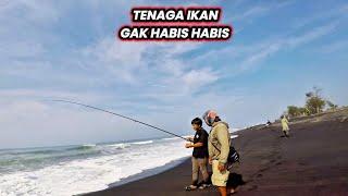 Adu kuat dengan ikan besar..!! Penuh kejutan mancing disini ,banyak strike ikan enakkk