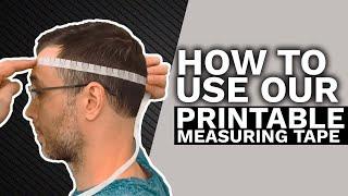 Printable measuring tape How to guide