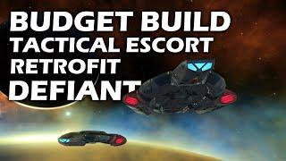 Defiant T5 Budget Build Tactical Escort Retrofit Phaser Scatter Volley - Star Trek Online