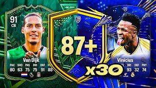 30x 87+ MIXED PLAYER PICKS & ICON PACKS!  FC 24 Ultimate Team