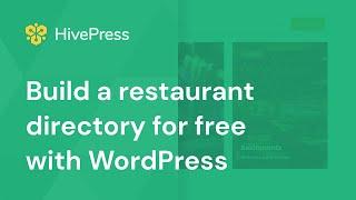 How to Create a Restaurant Directory with WordPress for Free