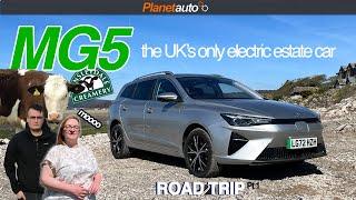 MG5 Electric Estate Car Road Trip | Wensleydale Creamery and then...