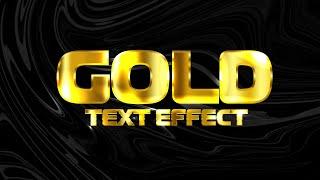 GOLD TEXT EFFECT | CORELDRAW TUTORIAL