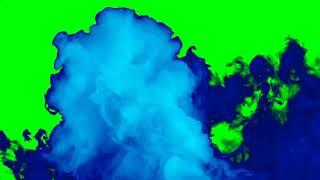 Blue Smoke Effect (green screen)