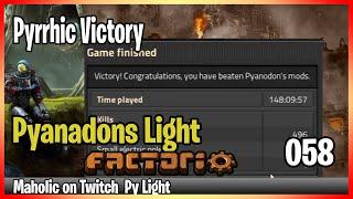 Factorio️ ️PYhhrrriicccc Victory 148 hours   Pyanadons Light - Coal and Fusion ️| Gameplay