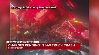 Charges pending after crash on I-40 in Smith County