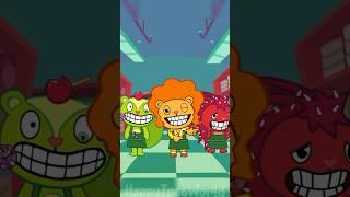 Every time Disco Bear and Flaky interacted | HTF Shorts #bringbackhtf #happytreefriends #htf