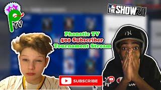 Phanatic TV subscriber tournament live stream! Can we win this tournament once again? MLB The Show20