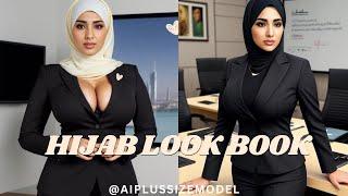 [4K] AI ART Indian Lookbook Hijab Model #aiart #video #beauty #hijabfashion  #hijabstyle #arab