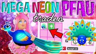 Wir TRADEN unseren **MEGA** NEON PFAU  auf einem RICH SERVER  Roblox Adopt Me! Peacock [DEUTSCH]