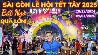 BẤT NGỜ LỄ HỘI TẾT "CITY TET FEST 2025" QUÁ TƯNG BỪNG TẠI CÔNG VIÊN BỜ SÔNG SÀI GÒN || Nick Nguyen