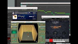 Comparing Three Trumpet VSTi Plugins with the Trumpet Solo from National Anthem of Macross