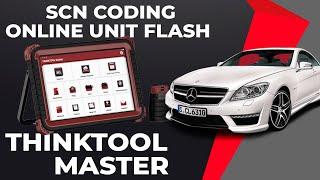 SCN Coding and Unit Software Update on Mercedes & ather Cars via THINKTOOL MASTER / THINKCAR Review