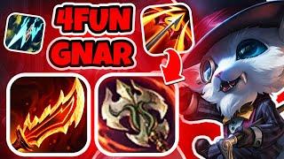 RAVENOUS HYDRA GNAR 4FUN BUILD!!! Season 14 Gnar Gameplay (League of Legends)