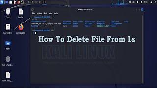 How To Delete Files from Kali Linux || Remove Directories
