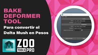 Bake Deformer Tool - Convertir deformers en pesos!