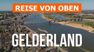 Gelderland von oben | Drohnenvideo in 4k | Niederlande, Provinz Gelderland aus der Luft