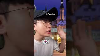 When a Korean visits Estonia 