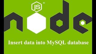 How to insert data into MySQL database using Node Js | URDU | HINDI | Part 11