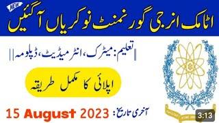 Pakistan Atomic Energy Jobs 2023  PAEC Jobs 2023 Online Apply | How to Apply Atomic Energy Jobs 2023