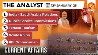 Current Affairs Today: The Analyst 12 January 2025 | Newspaper Analysis | Vajiram And Ravi