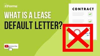 What is a Lease Default Letter? (& How to Make)