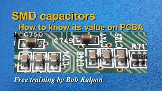 How to test or measure SMD capacitors on the PCB / on circuit measurement free electronics training