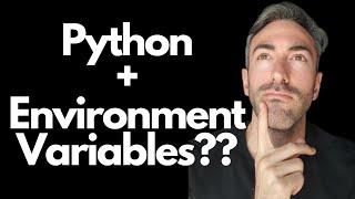 How to use environment variables in a Python script