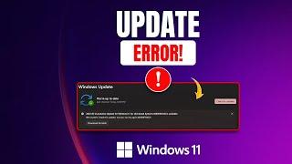 How to Fix Windows 11 Update Errors | Update Failed Error | Encountered Error