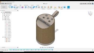 Product Design of Bluetooth Speaker | Fusion 360